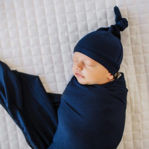 top-knot-hat-dark-navy Presley Couture at Sophia's Style-Hats-1